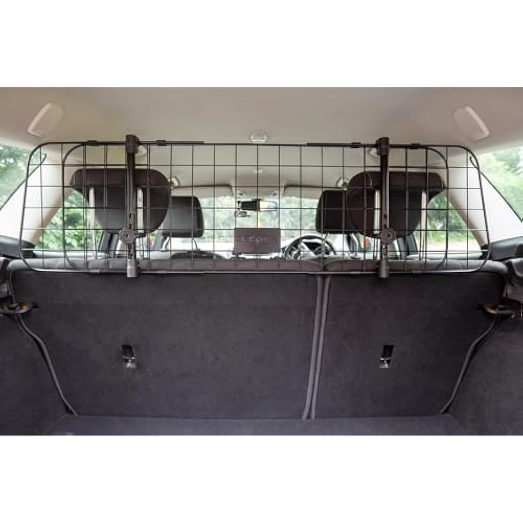 Sakura Adjustable Dog Guard for Cars | Steel Headrest Pet Barrier - Black