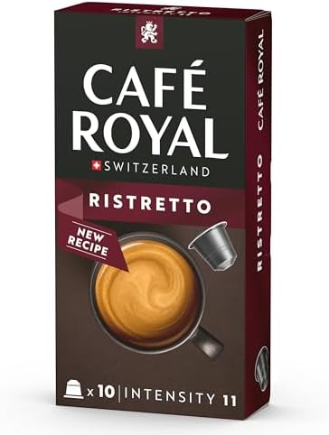 Café Royal Ristretto – 100 Nespresso Compatible Recycled Aluminum Pods