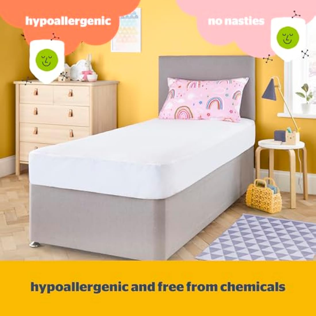 Silentnight Waterproof Mattress Protector – Single Soft Touch Fitted Pad