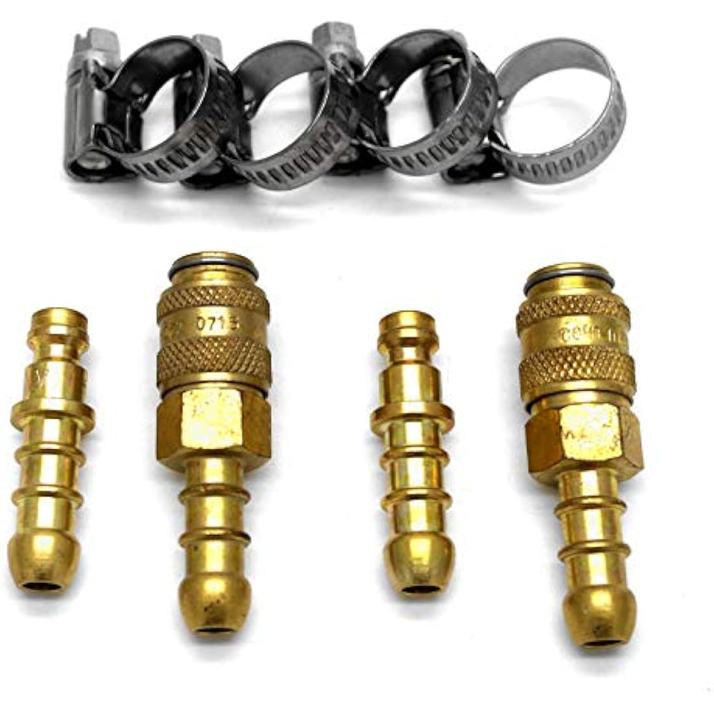 Continental Quick Release Gas Hose Fittings for 8mm Propane Butane