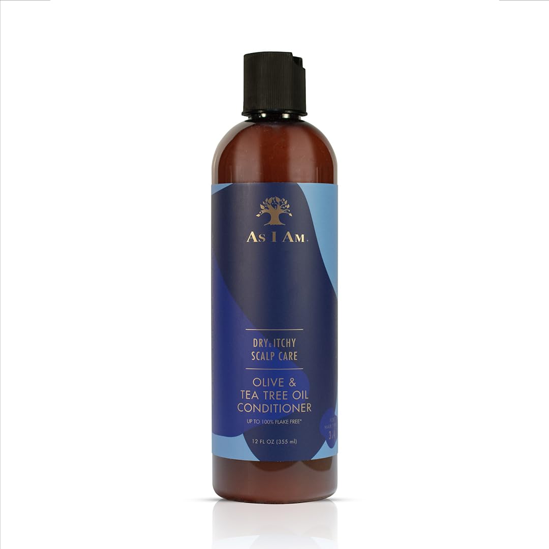 As I Am Dry & Itchy Scalp Care Conditioner | Tea Tree & Olive Oil 12oz