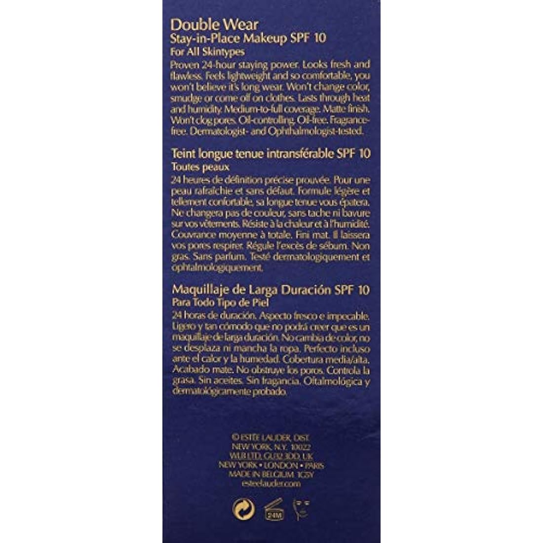 Estee Lauder Double Wear Stay-in-Place Foundation - 3W1 Tawny