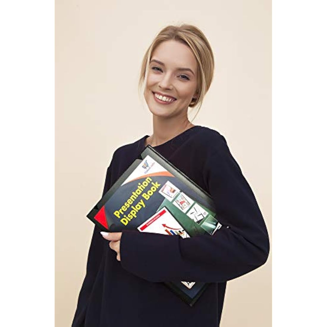 Habercrafts A3 40 Pocket Display Book | 80 View Presentation Folder Portfolio