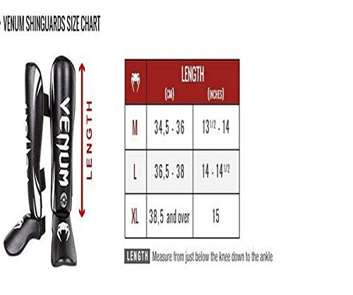 Venum Challenger Shin Guards – Skintex Leather Muay Thai Gear – Matte Black