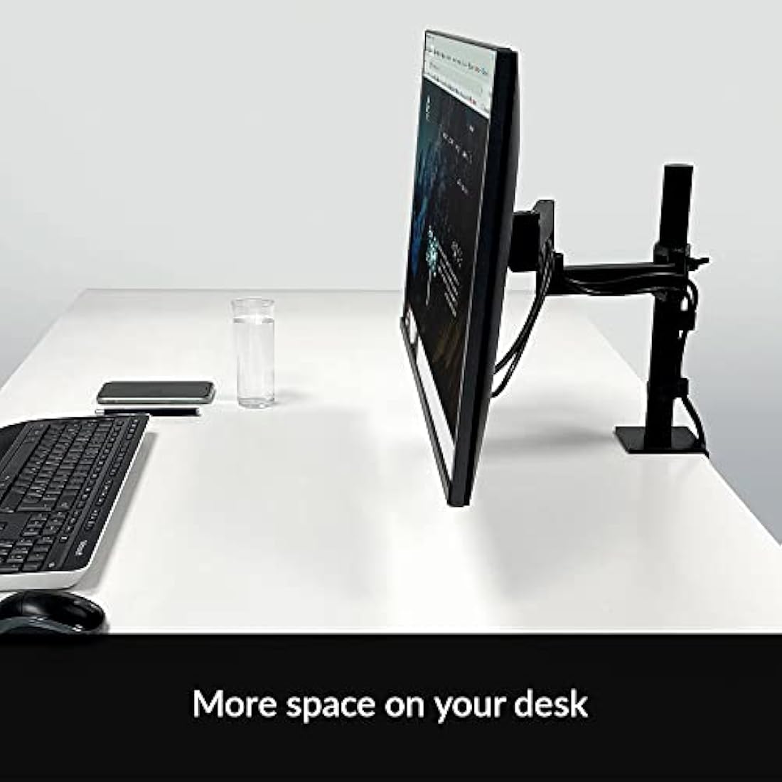 ARCTIC X1 Monitor Arm – Ergonomic Desk Mount for 43" Ultrawide – Black
