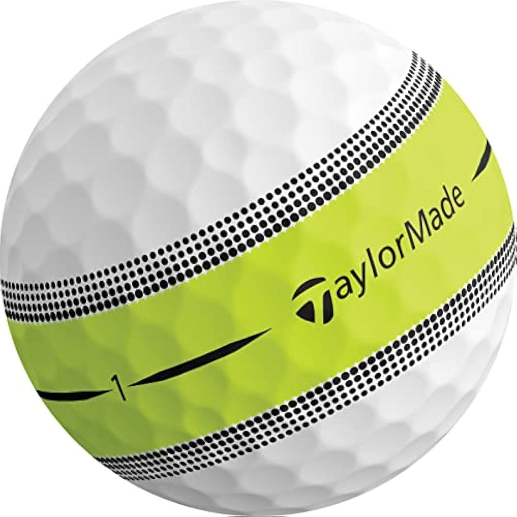 TaylorMade Tour Response Stripe Golf Balls – Soft Urethane Multi-Color