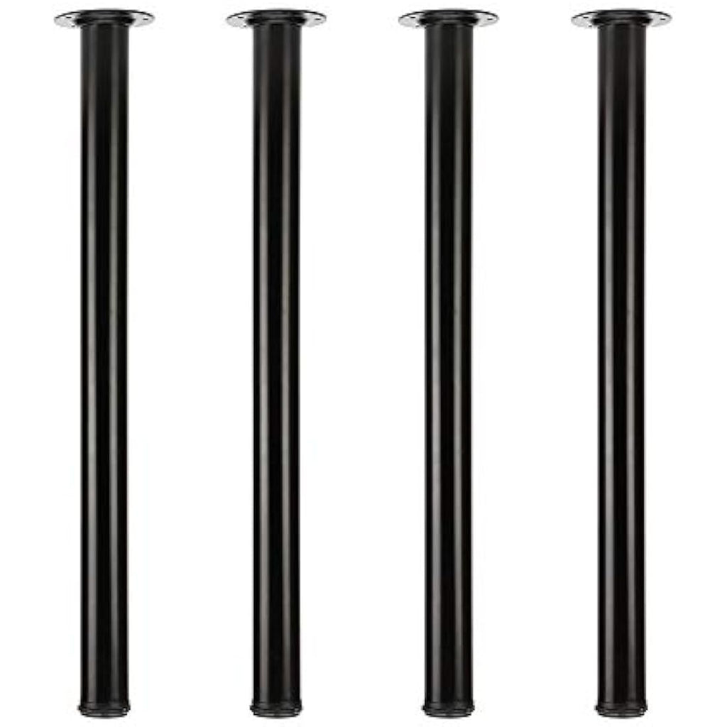 QLLY 27.5" Adjustable Metal Desk Legs | Heavy Duty Furniture Legs, 4 Pack