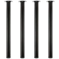 QLLY 27.5" Adjustable Metal Desk Legs | Heavy Duty Furniture Legs, 4 Pack