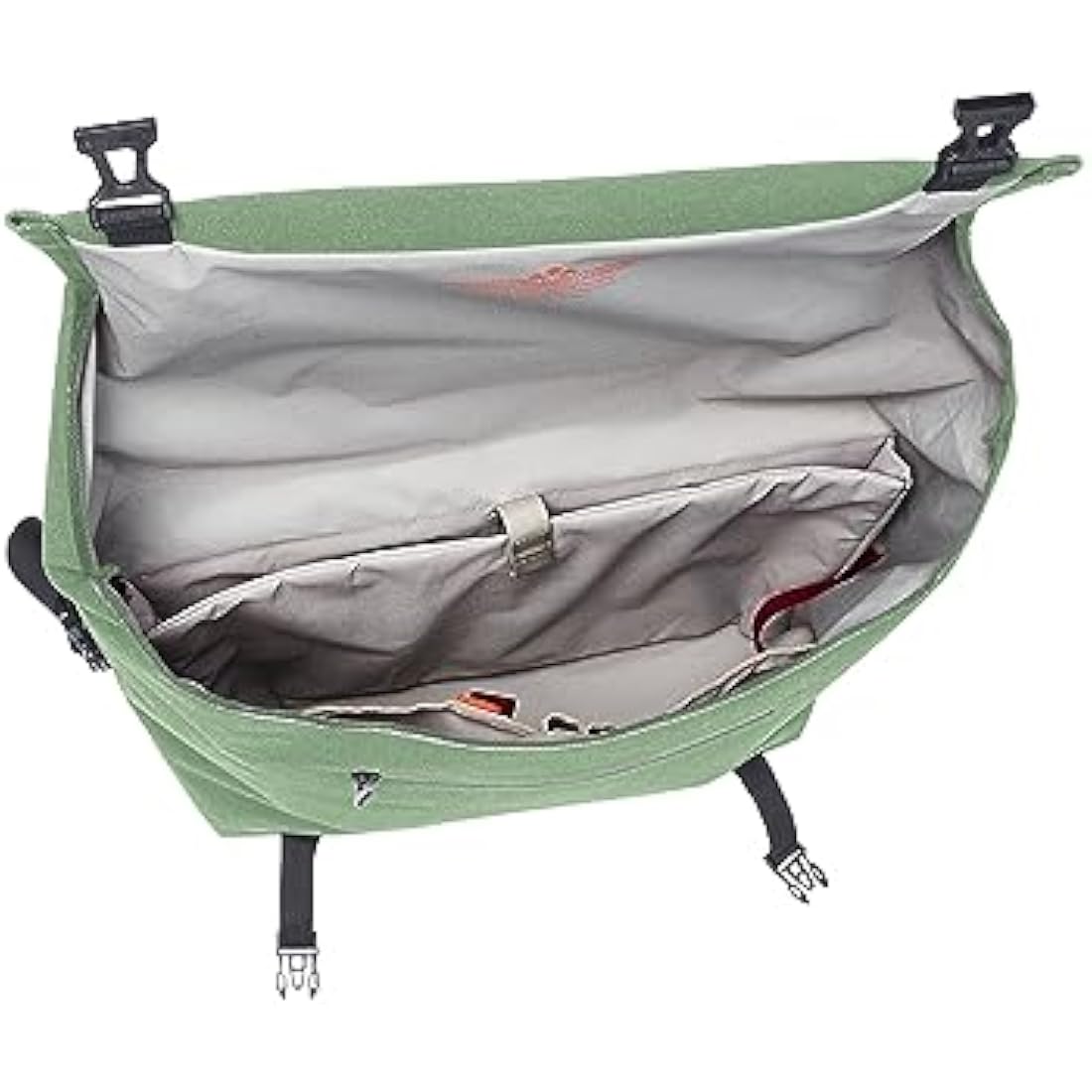 VAUDE 2-in-1 Bicycle Pannier Bag | 20L Waterproof Laptop Bag – Green
