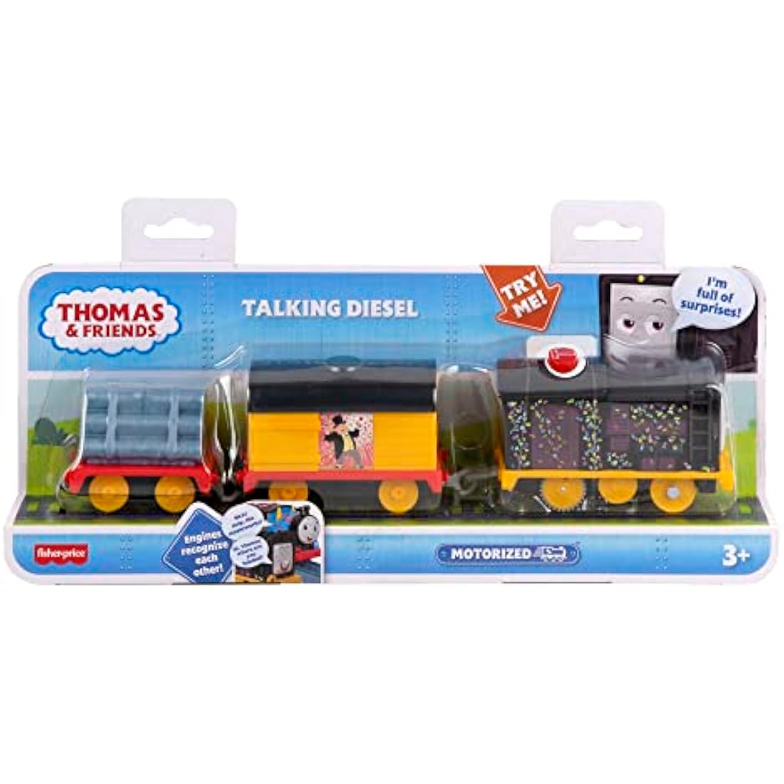 Thomas & Friends Talking Diesel Motorized Toy Train – UK Version
