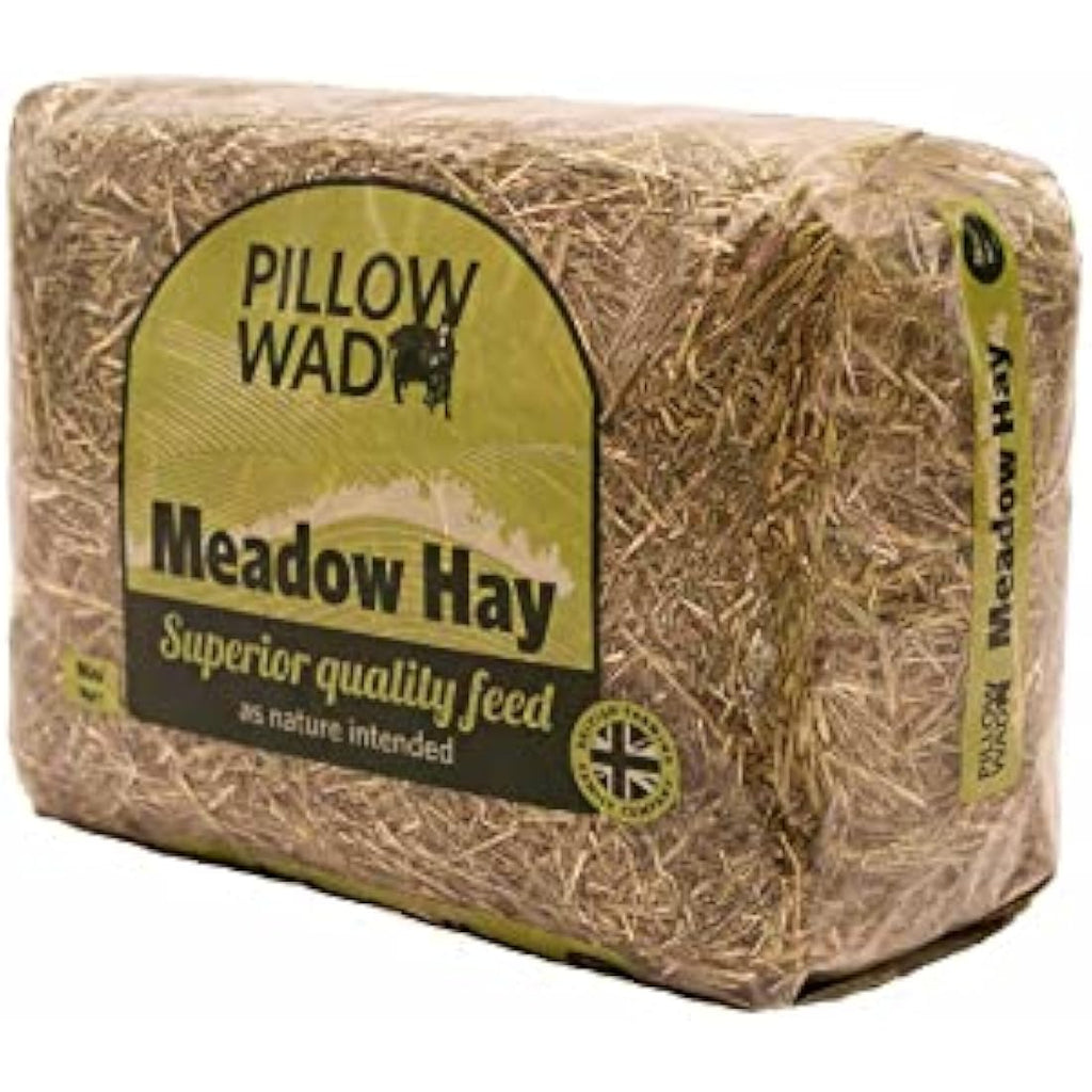 Pillow Wad Meadow Hay – Dust Extracted Natural Small Pet Forage, 1kg