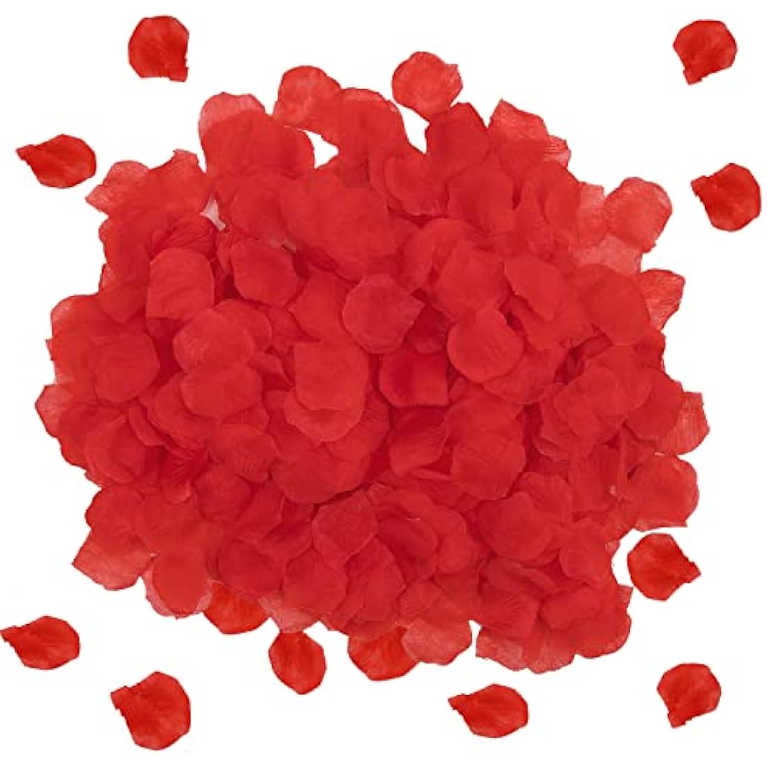 1000pcs Red Silk Rose Petals for Romantic Wedding Decor