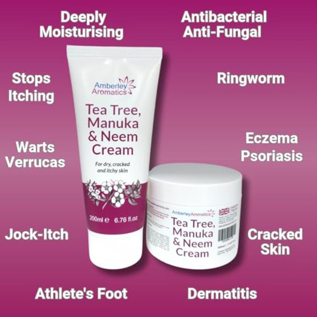 Tea Tree, Manuka & Neem Cream | Natural Antiseptic - 350ml