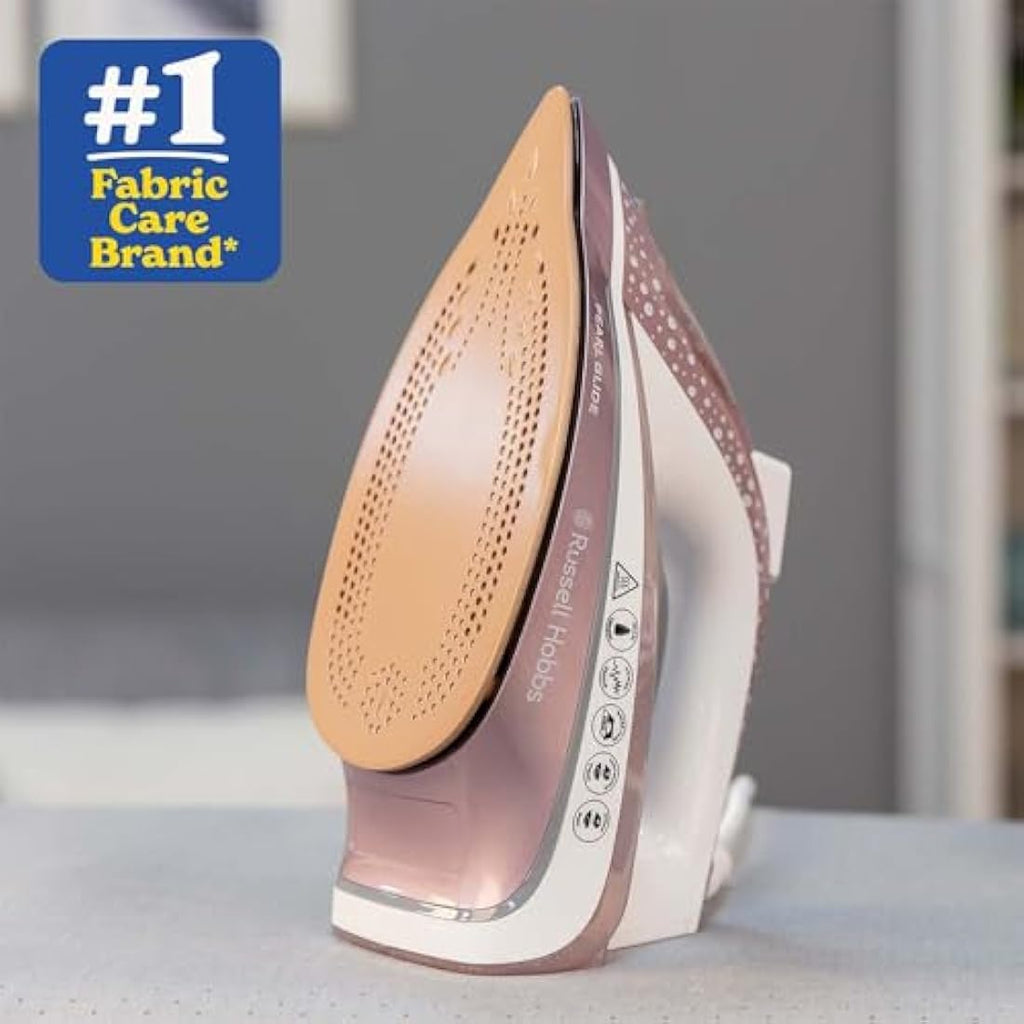 Russell Hobbs Pearl Glide Steam Iron – 2600W Ceramic Soleplate