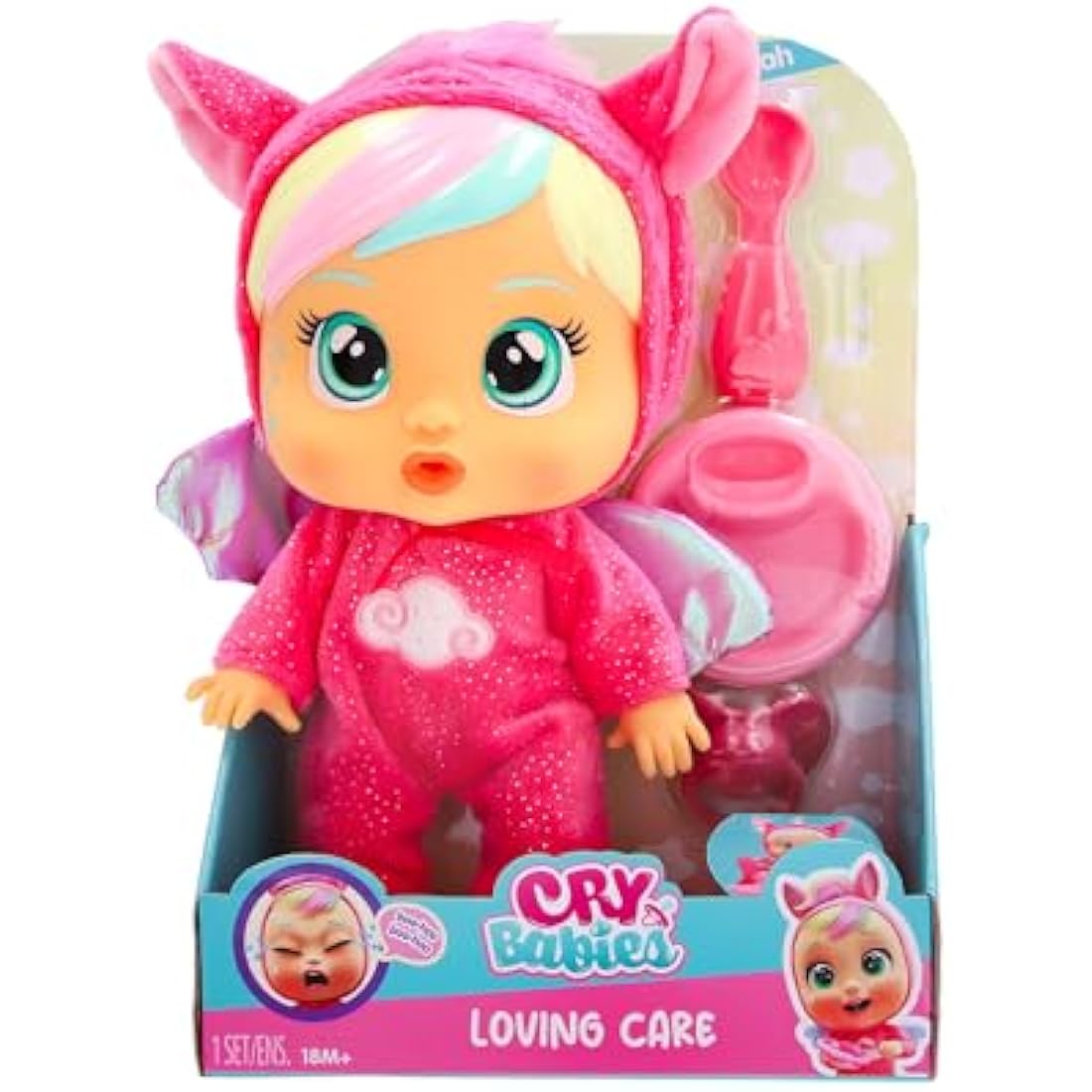 Cry Babies Loving Care Fantasy Hannah Interactive Doll with Accessories