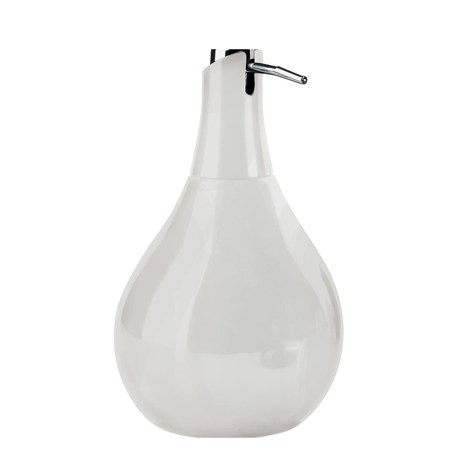 Gedy Adelaide Ceramic Bathroom Soap Dispenser - White Finish - 420ml