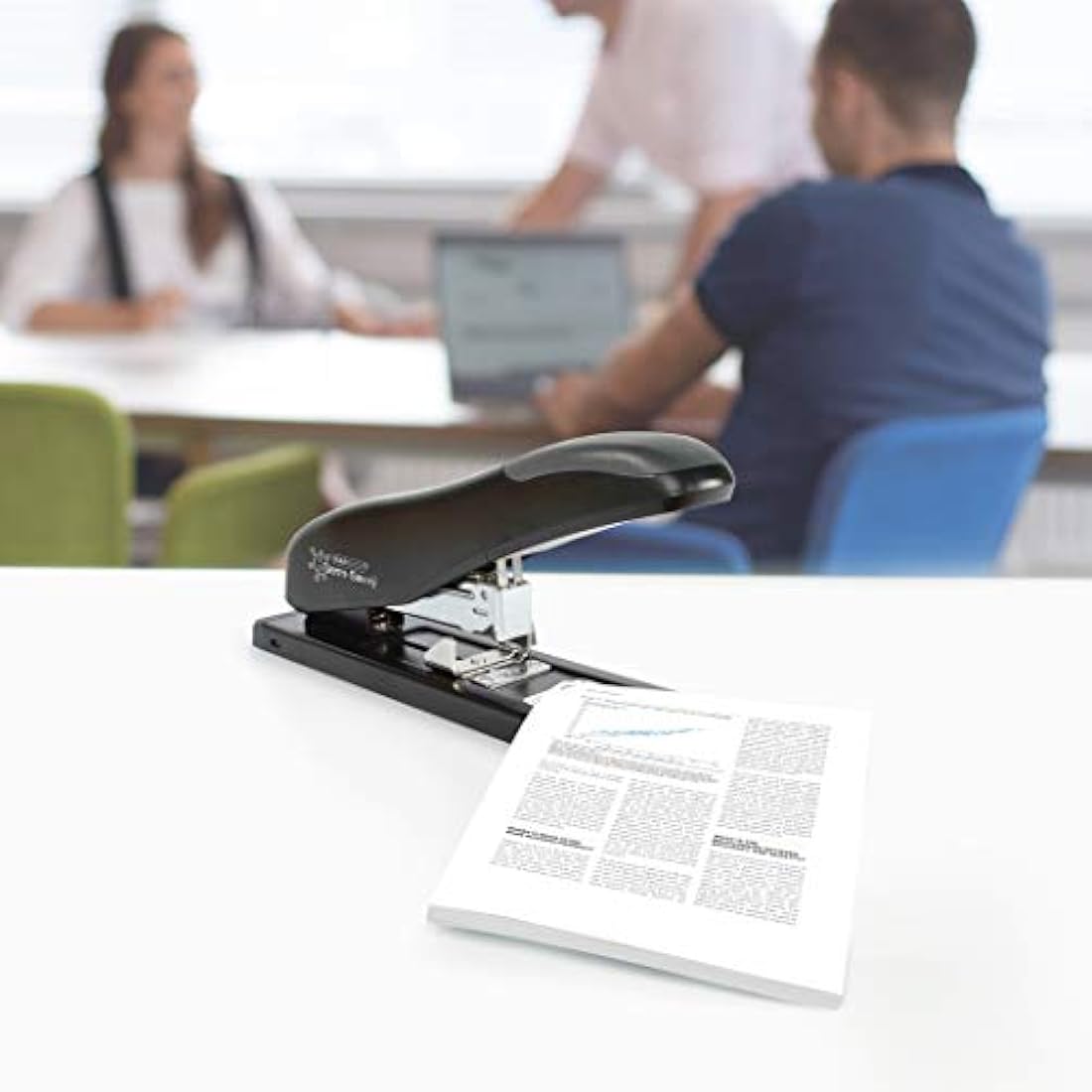 Rapesco ECO HD-100 Heavy Duty Stapler | 100 Sheet Capacity | Black