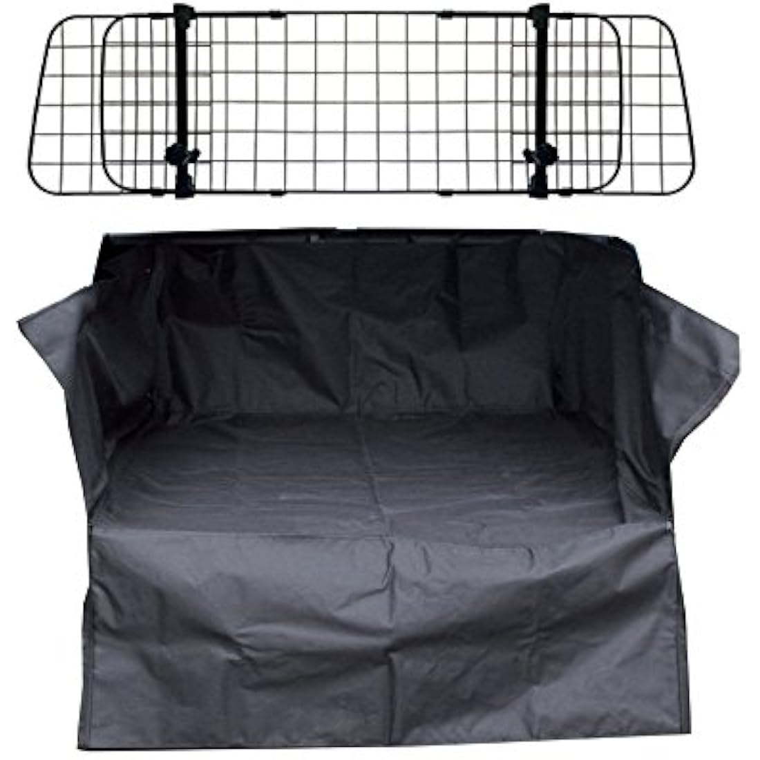 Heavy Duty Car Boot Liner & Mesh Dog Guard Barrier Kit