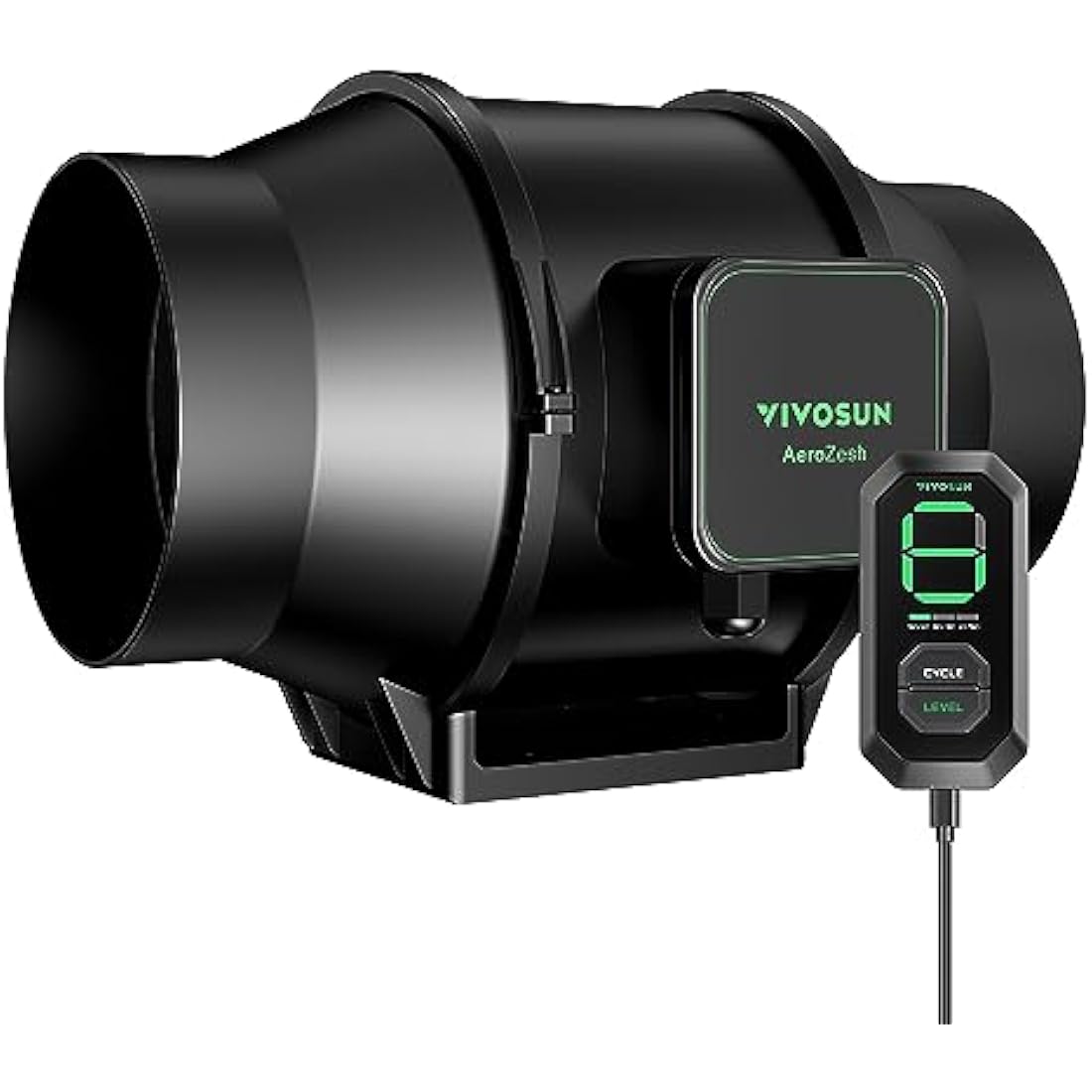 VIVOSUN AeroZesh S6 150mm Inline Duct Fan | 405 CFM EC Exhaust Fan