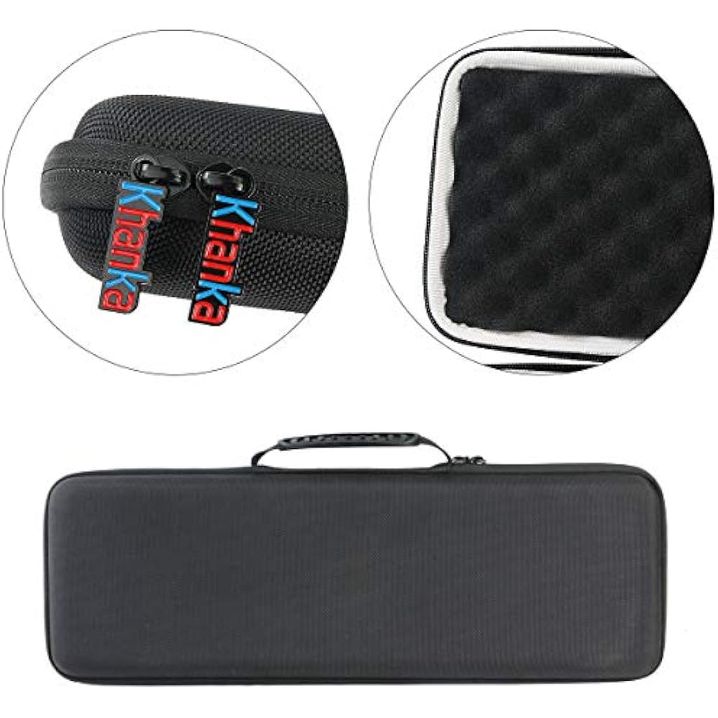 Khanka Hard Travel Case for Logitech MK470 & K580 Keyboard – Black EVA