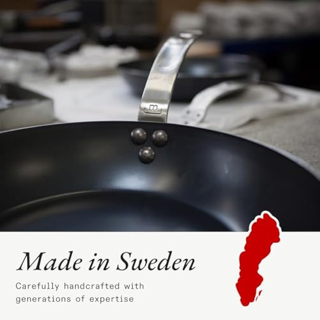 Jolof Store Carbon Steel Griddle – Induction Compatible Searing Pan