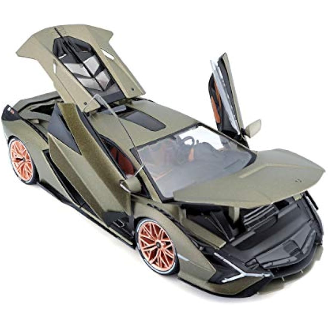 Bburago Lamborghini Sian 1:18 Die-Cast Model Car – Green Supercar