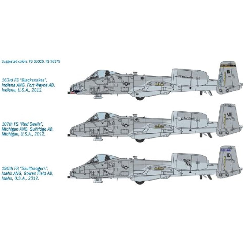 Italeri A-10C Thunderbolt II Blacksnakes 1:48 Scale Model Kit