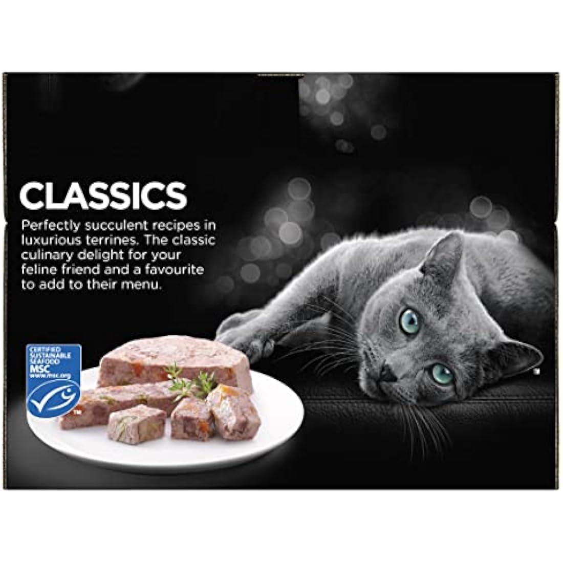 Sheba Classics Ocean Collection Wet Cat Food Pate - 48 x 85g Trays