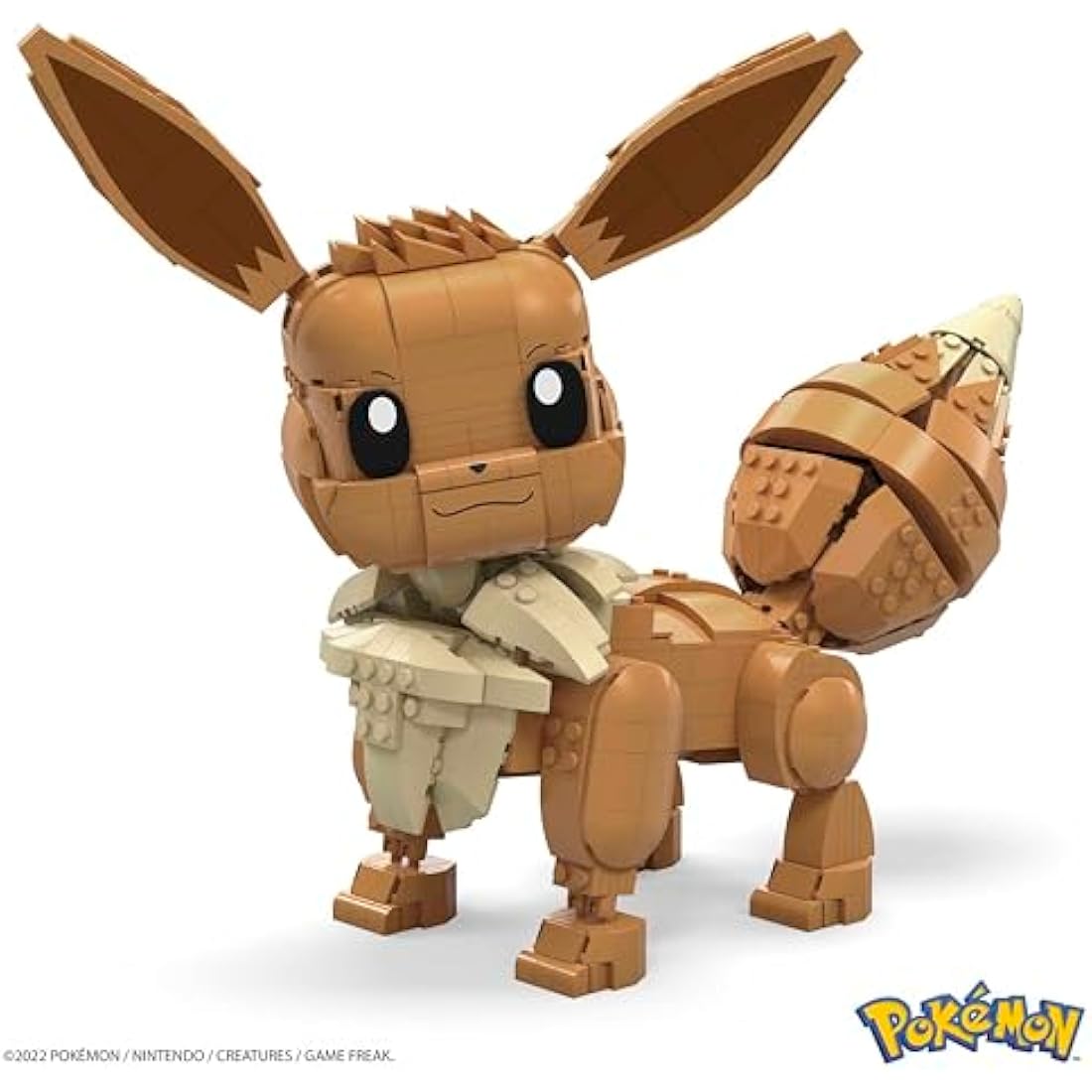 MEGA Pokémon Jumbo Eevee Building Set – 824 Piece Poseable Model Kit