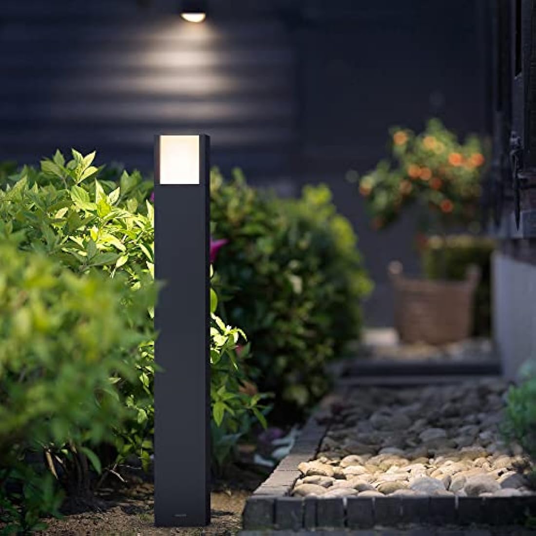 Philips Arbour Ultra Efficient LED Outdoor Post Light – Anthracite 3000K