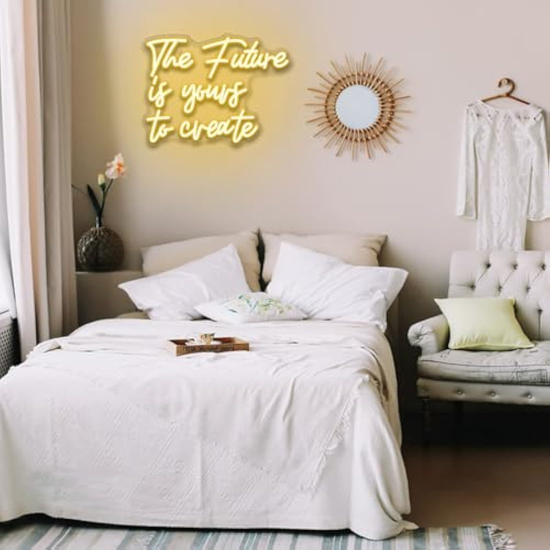 The Future is Yours to Create Neon Sign | Warm White LED