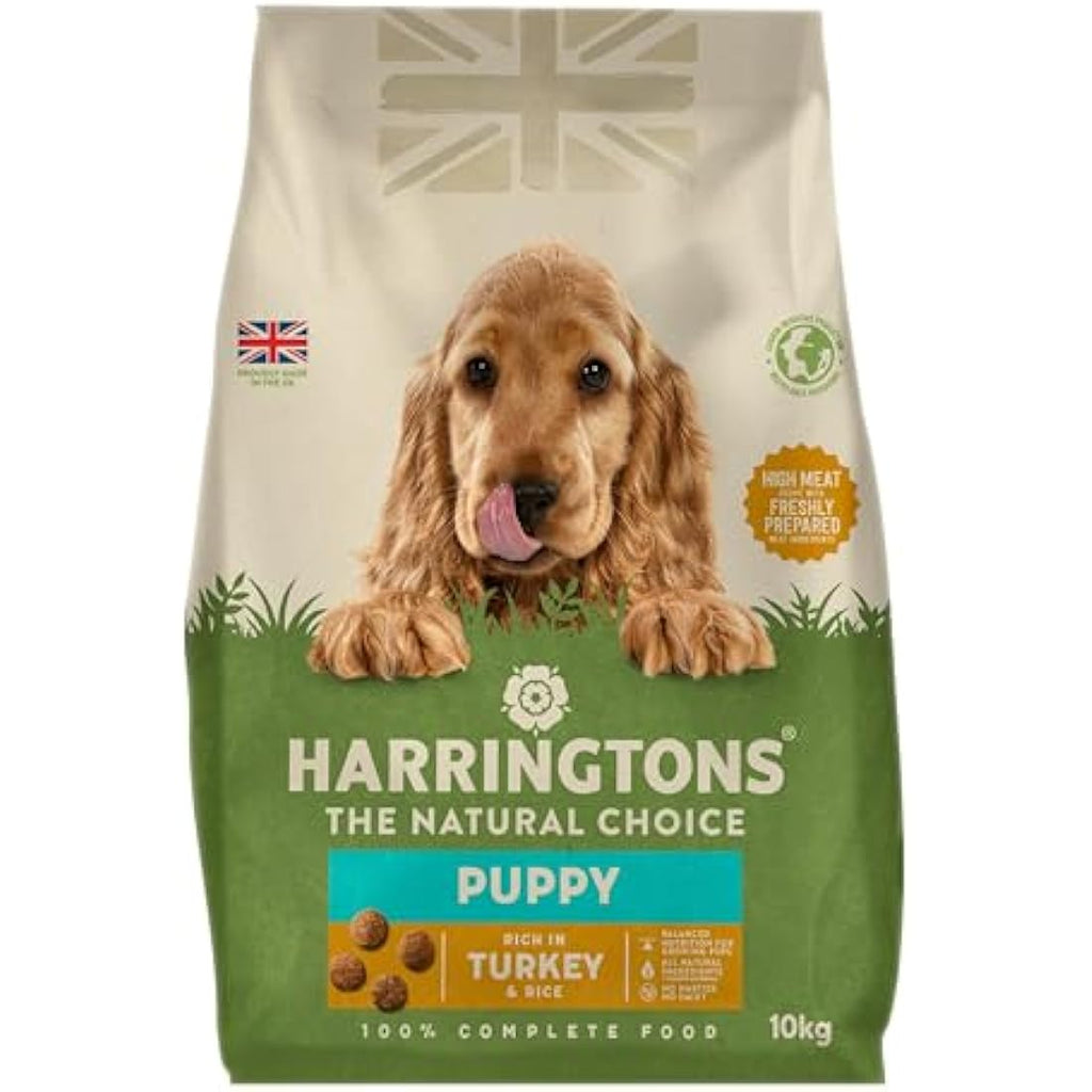 Harringtons Puppy Dry Dog Food – Natural Turkey & Rice Kibble, 10kg