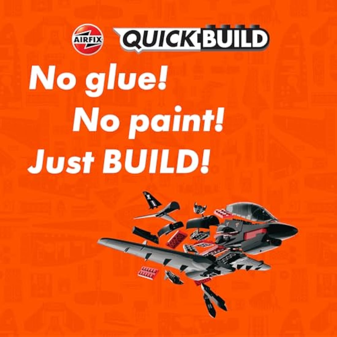 Airfix QUICKBUILD BAE Hawk Model Aircraft Kit – Snap-Together Fighter Jet