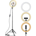 AIXPI 10" Ring Light with 67" Tripod Stand and Phone Holder