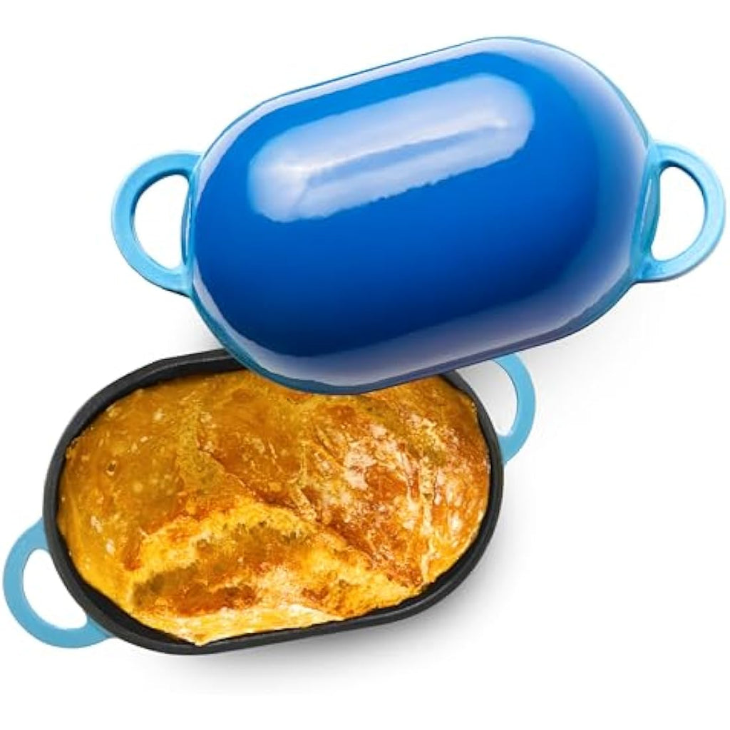 LoafNest Original Cast Iron Dutch Oven for Bread Baking | Enameled