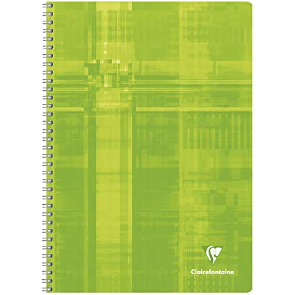 Clairefontaine Lot de 10 Cahiers à Spirale A4 – Petits Carreaux 90g