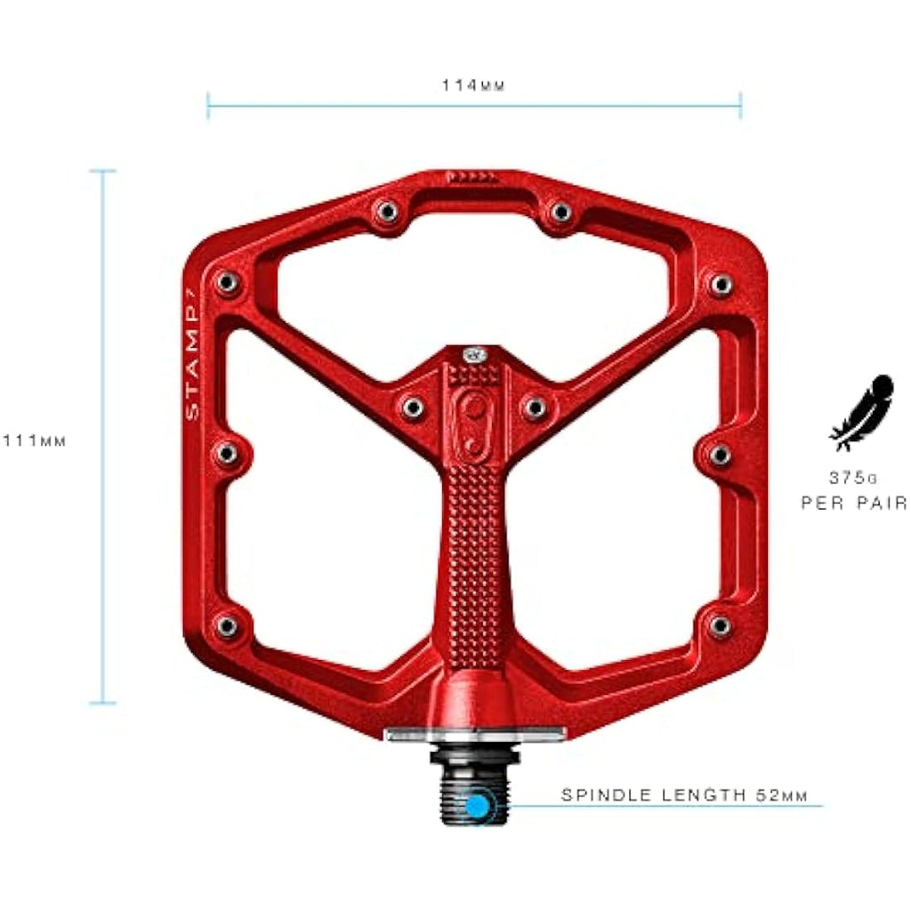 Crankbrothers Stamp MTB Pedals – Aluminum Platform Mountain Bike Pedals