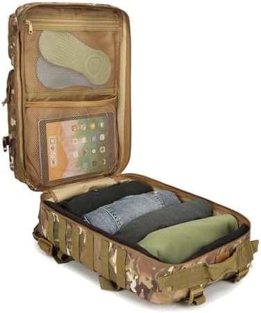 Doshwin 40L Military Tactical Backpack | Molle Camo Hiking Rucksack