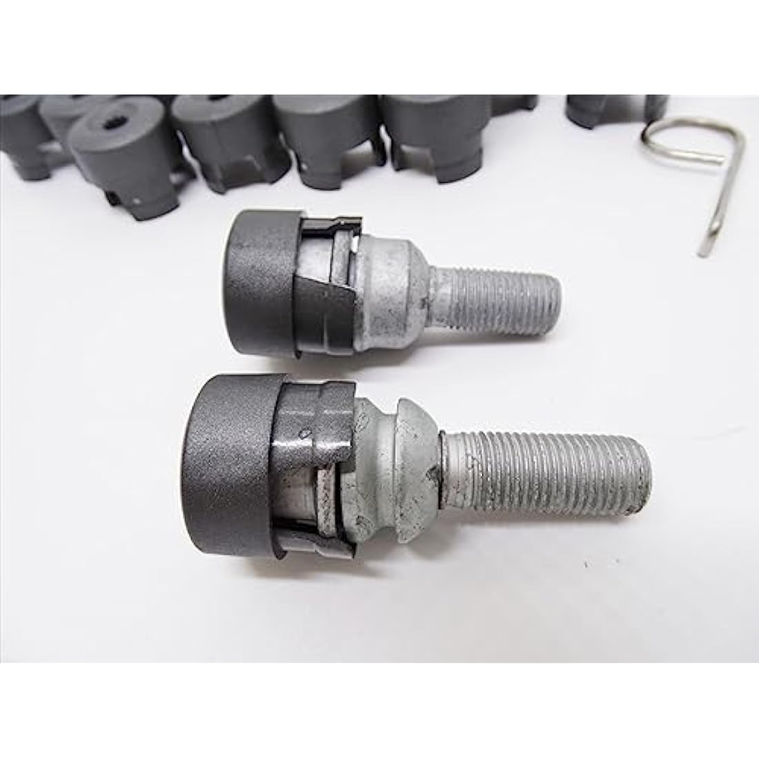 19mm Grey Wheel Nut Bolt Covers for VW Transporter T5 – 20pc