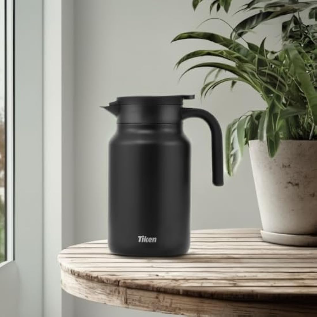 Tiken 1.5L Thermal Coffee Carafe – Vacuum Insulated Stainless Steel