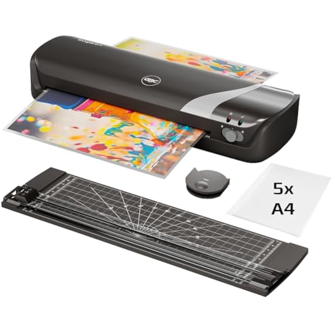 GBC Inspire+ A4 Laminator Machine Set with Trimmer & Corner Rounder