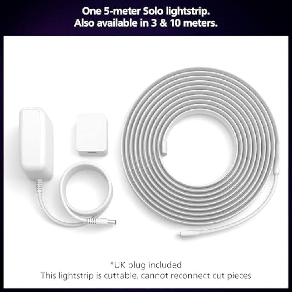 Philips Hue Solo 5m Smart LED Lightstrip - RGBWW Indoor Base Kit