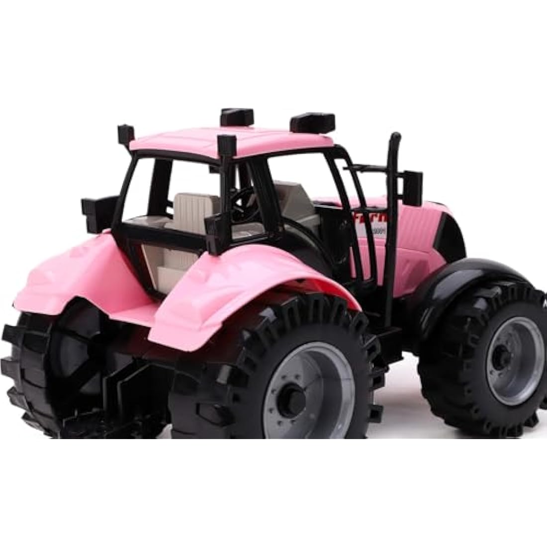 Toyland Friction Powered Farm Tractor with Opening Bonnet - Pink