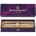 Bond & Regent Rollerball Pen – 24K Gold & Silver Chrome Luxury Gift