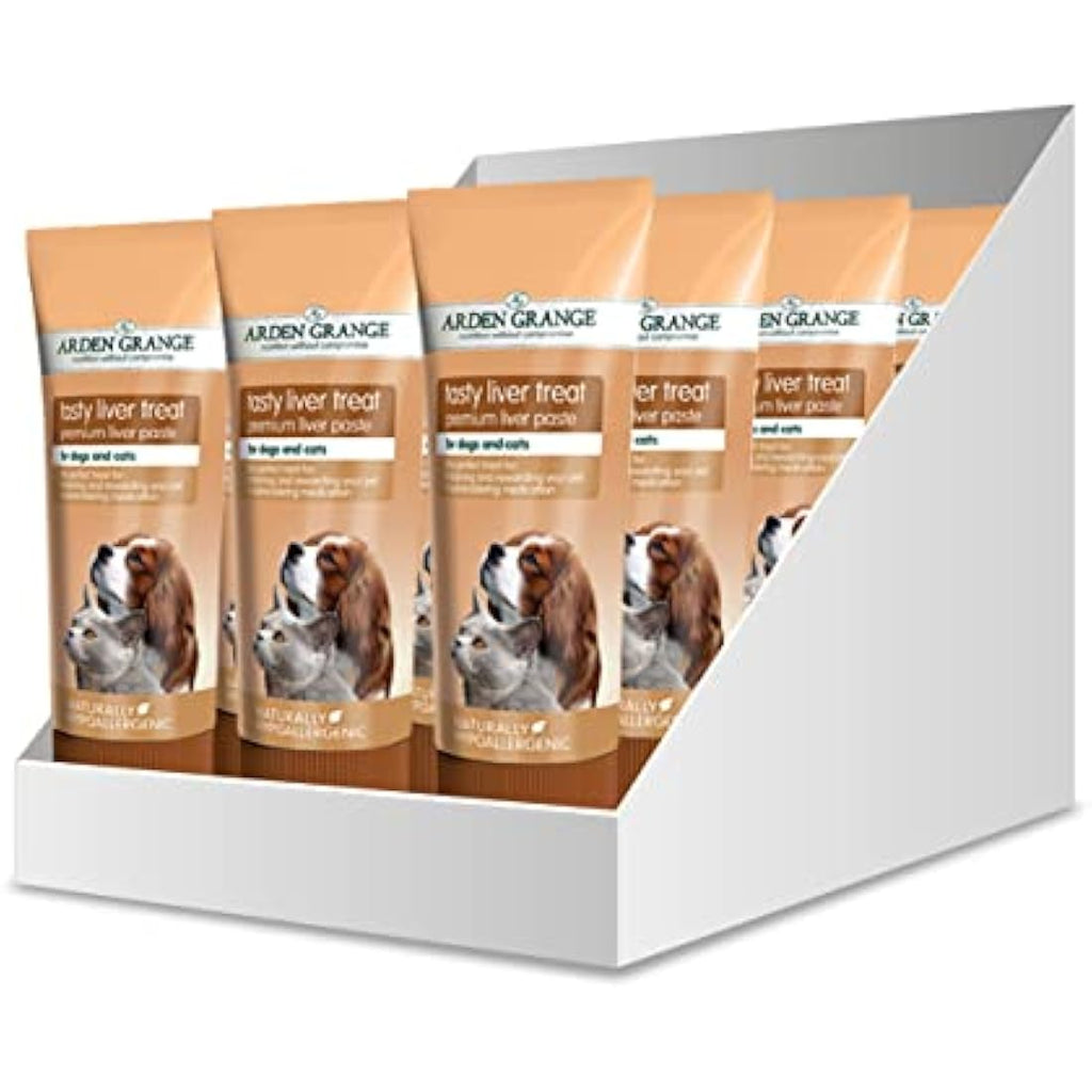 Arden Grange Tasty Liver Treats for Cats and Dogs - 75g (Pack of 12)
