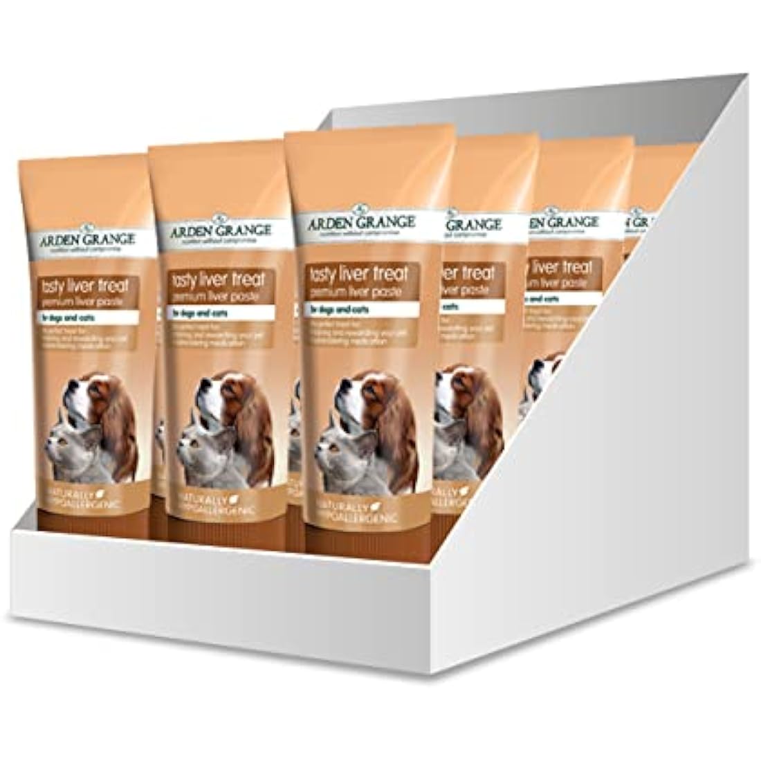 Arden Grange Tasty Liver Treats for Cats and Dogs - 75g (Pack of 12)