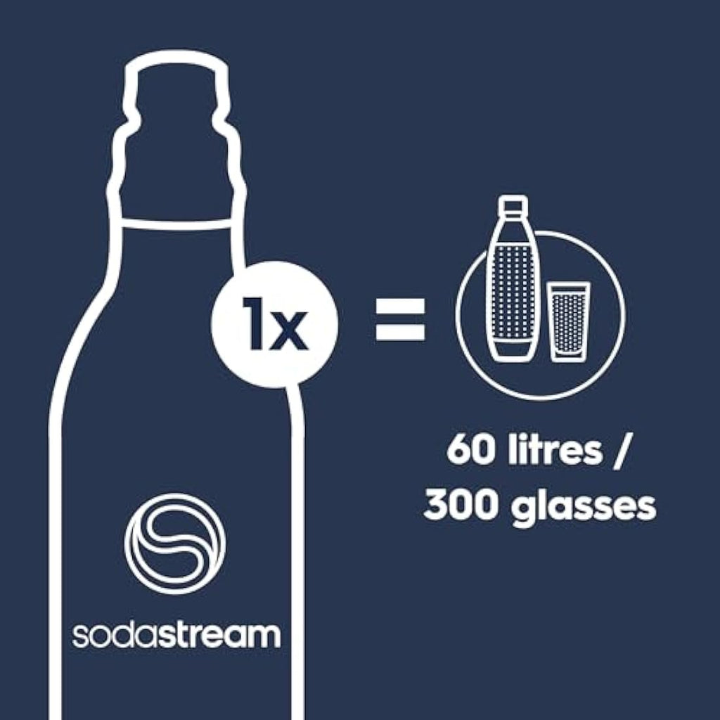 SodaStream Terra Sparkling Water Maker – Quick Connect CO2 System, Black