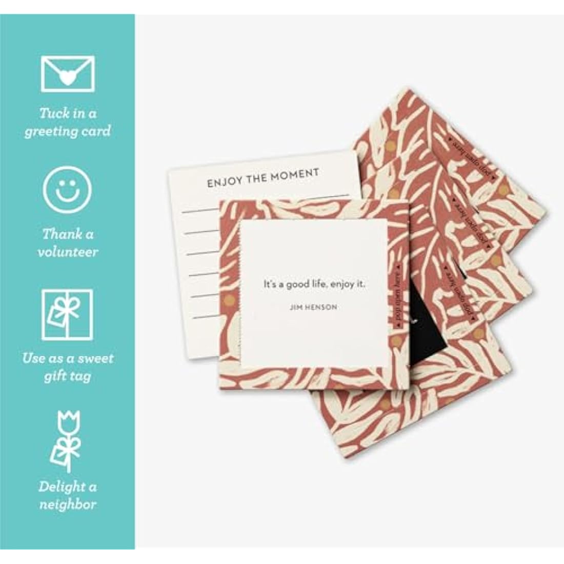 Compendium ThoughtFulls Pop-Open Cards - 120 Inspirational Quote Notes