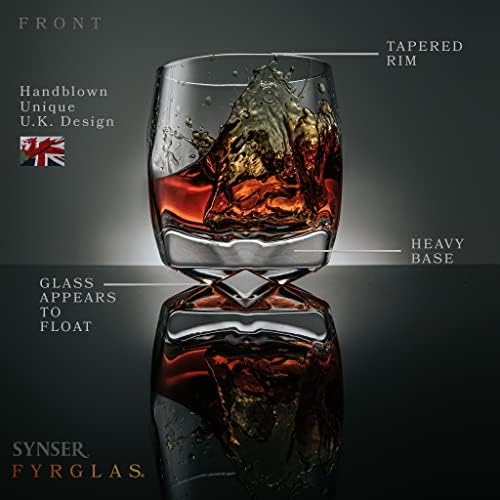 Jolof Store Fyrglas Whisky Glass Gift Set | Luxury Tumbler & Cooling Cubes