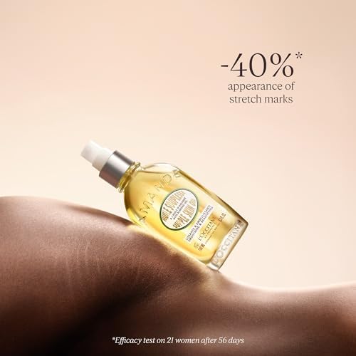 L'OCCITANE Almond Supple Skin Oil – 100ml Vegan Hydrating Body Oil